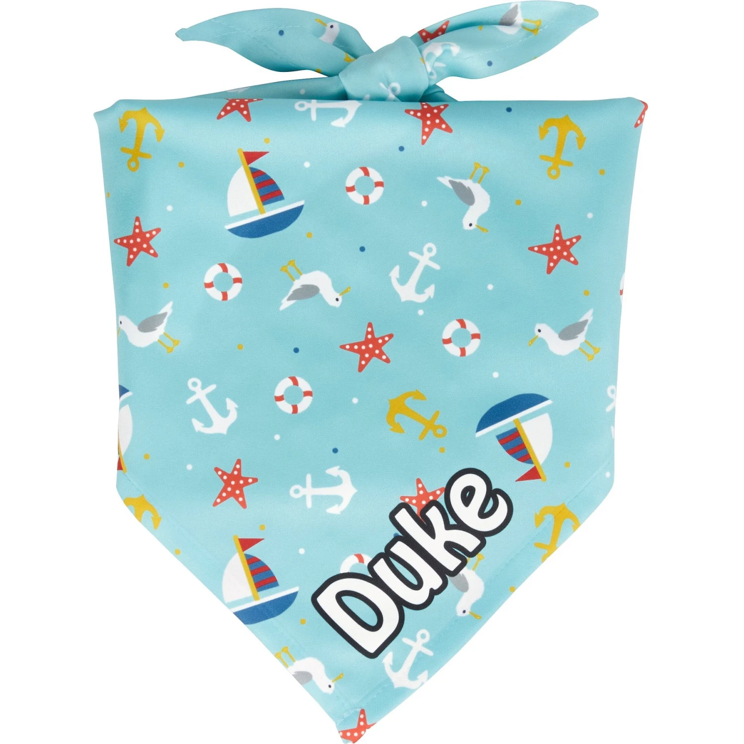 Frisco Nautical Personalized Dog & Cat Bandana 1 Frisco Nautical Personalized Dog & Cat Bandana