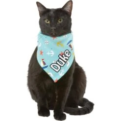 Frisco Nautical Personalized Dog & Cat Bandana 16 Frisco Nautical Personalized Dog & Cat Bandana -Pet Cat Shop 258762 PT7. AC SS1800 V1619558224