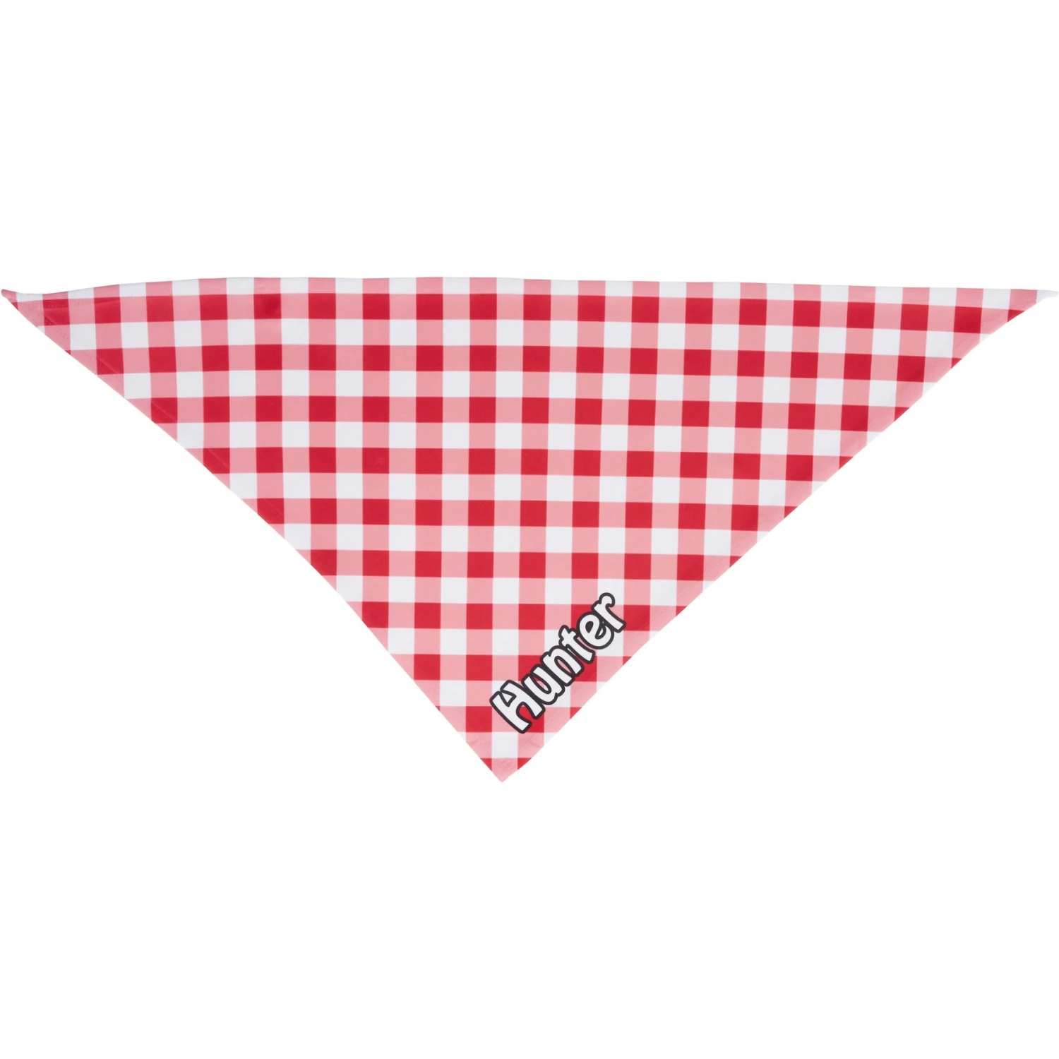 Frisco Gingham Personalized Dog & Cat Bandana 4 Frisco Gingham Personalized Dog & Cat Bandana - Image 4