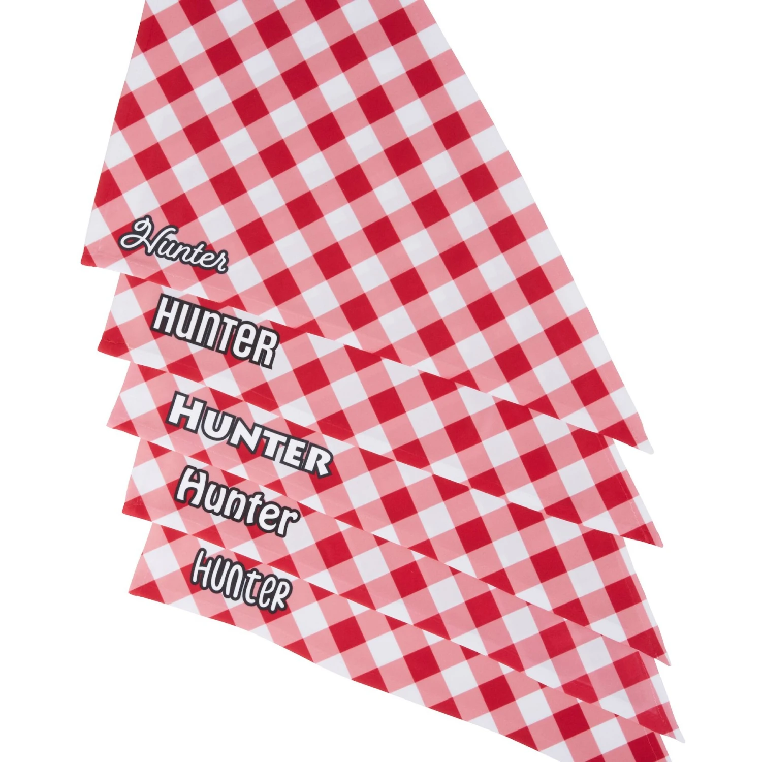 Frisco Gingham Personalized Dog & Cat Bandana 5 Frisco Gingham Personalized Dog & Cat Bandana - Image 5