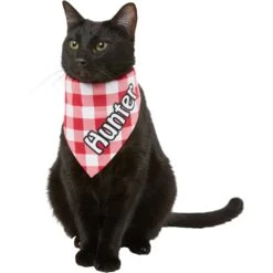 Frisco Gingham Personalized Dog & Cat Bandana 16 Frisco Gingham Personalized Dog & Cat Bandana -Pet Cat Shop 258775 PT7. AC SS1800 V1619558565