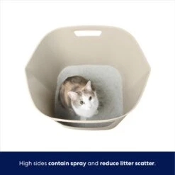 Frisco Leaf High-Sided Cat Litter Box, Large -Pet Cat Shop 258782 PT2. AC SS1800 V1675279643