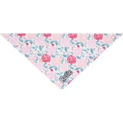 Frisco Watercolor Roses Personalized Dog & Cat Bandana -Pet Cat Shop 267531 PT2. AC SS1800 V1632688395