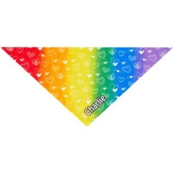 Frisco Rainbow Hearts Personalized Dog & Cat Bandana 11 Frisco Rainbow Hearts Personalized Dog & Cat Bandana -Pet Cat Shop 267539 PT2. AC SS1800 V1632687993