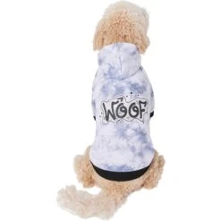 Frisco Woof Tiedye Print Dog & Cat Hoodie -Pet Cat Shop 267986 PT2. AC SS1800 V1637649411