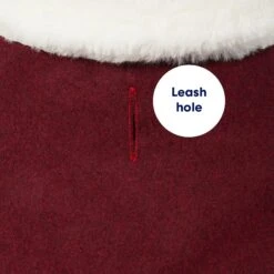 Frisco Mediumweight Pom Pom Bow Dog & Cat Peacoat Dress, Red -Pet Cat Shop 268200 PT6. AC SS1800 V1628827641