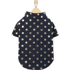 Frisco Lightweight Gold Dotted Dog & Cat Jacket, Navy 10 Frisco Lightweight Gold Dotted Dog & Cat Jacket, Navy -Pet Cat Shop 268247 PT4. AC SS1800 V1628826999