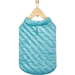 Frisco Lightweight Packable Insulated Dog & Cat Quilted Puffer Coat, Ocean Teal -Pet Cat Shop 268280 PT4. AC SS1800 V1628778984