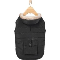 Frisco Mid-Heavyweight Cinching Insulated Dog & Cat Parka, Black/Red Plaid -Pet Cat Shop 268382 PT4. AC SS1800 V1628825564