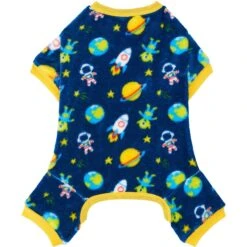 Frisco Dog & Cat Cozy Plush Fleece PJs, Outer Space -Pet Cat Shop 268477 PT3. AC SS1800 V1637719313
