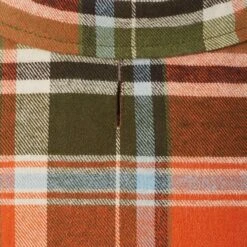 Frisco Orange & Olive Plaid Dog & Cat Flannel Shirt -Pet Cat Shop 268612 PT5. AC SS1800 V1637645834