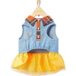 Frisco Chambray Plaid Dog & Cat Dress -Pet Cat Shop 268637 PT4. AC SS1800 V1637654299