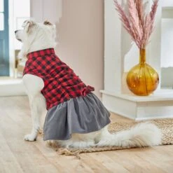 Frisco Flannel Dog & Cat Dress -Pet Cat Shop 268645 PT8. AC SS1800 V1629756634