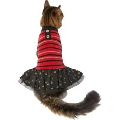 Frisco Chenille Knit Striped Dog & Cat Dress -Pet Cat Shop 268668 PT3. AC SS1800 V1637671055
