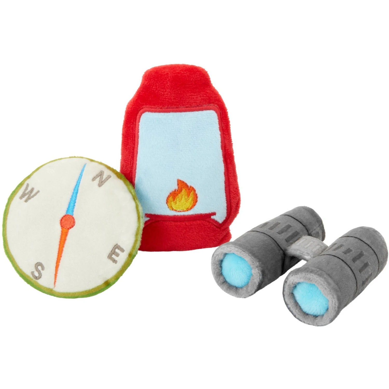 Frisco Camping Compass & Lantern Plush Cat Toy With Catnip, 2 Count 1 Frisco Camping Compass & Lantern Plush Cat Toy With Catnip, 2 Count