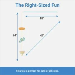 Frisco Holiday Hanukkah Teaser Cat Toy With Catnip, 2 Count 6 Frisco Holiday Hanukkah Teaser Cat Toy With Catnip, 2 Count -Pet Cat Shop 287277 PT2. AC SS1800 V1637704366