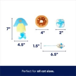 Frisco Holiday 8 Days Of Hanukkah Cardboard Calendar With Toys For Cats 7 Frisco Holiday 8 Days Of Hanukkah Cardboard Calendar With Toys For Cats -Pet Cat Shop 287301 PT2. AC SS1800 V1695045711