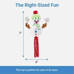 Frisco Naughty Or Nice Snowman Reversible Plush Cat Toy With Catnip 6 Frisco Naughty Or Nice Snowman Reversible Plush Cat Toy With Catnip -Pet Cat Shop 287387 PT2. AC SS1800 V1637704002