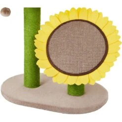 Frisco Sunflower Cat Scratching Post, Two Post With Lounger -Pet Cat Shop 296688 PT2. AC SS1800 V1632856031