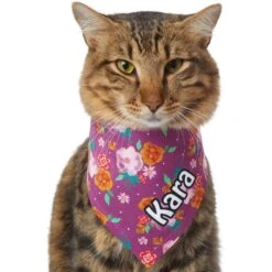 Frisco Fall Floral Personalized Dog & Cat Bandana 16 Frisco Fall Floral Personalized Dog & Cat Bandana -Pet Cat Shop 296990 PT7. AC SS1800 V1627653979