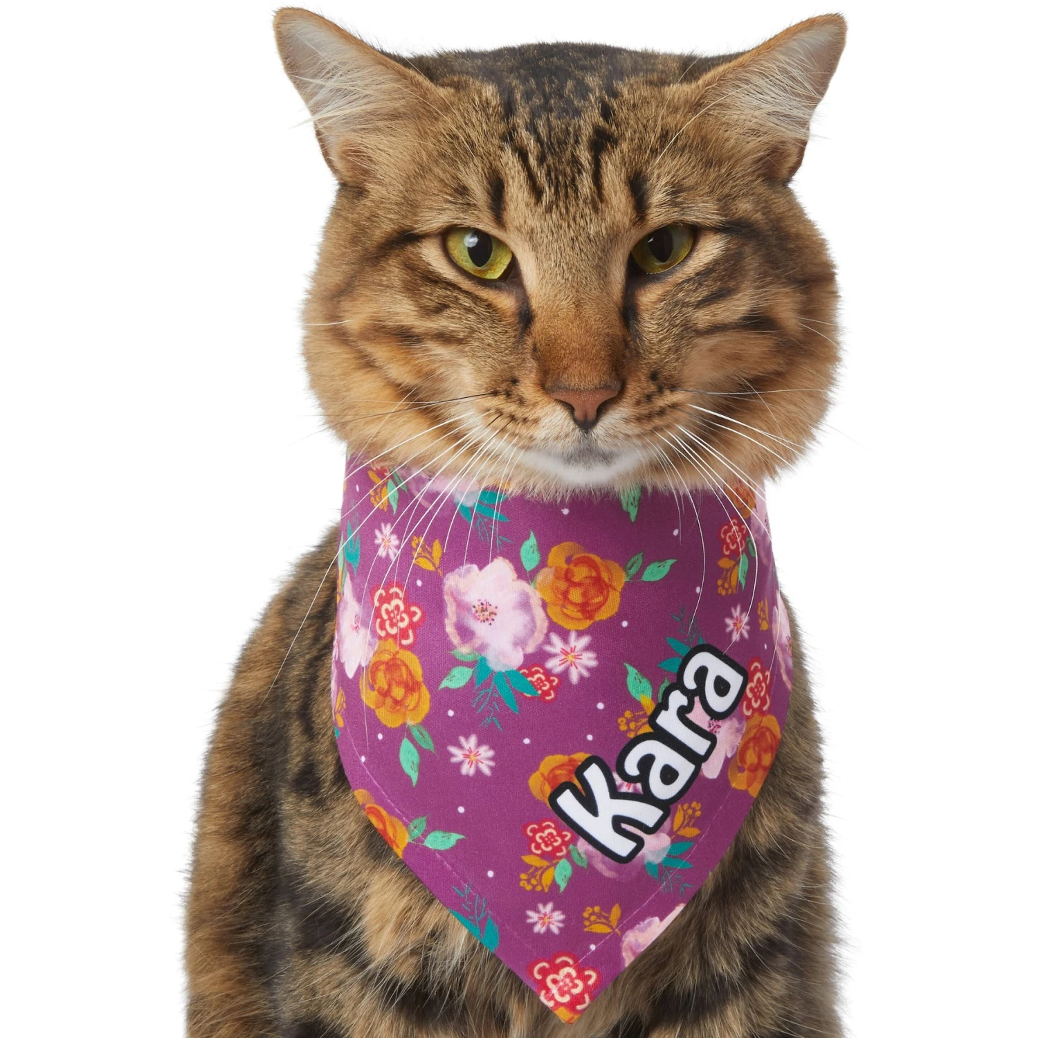 Frisco Fall Floral Personalized Dog & Cat Bandana 8 Frisco Fall Floral Personalized Dog & Cat Bandana - Image 8