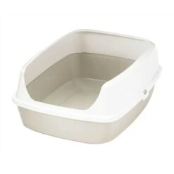 Frisco Decorative Side Table Cat Litter Box Cover & Frisco Open Top Cat Litter Box With Rim, Large -Pet Cat Shop 297992 PT5. AC SS1800 V1621303645