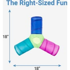 Hartz Delectables Stew Chicken & Tuna Lickable Cat Treat & Frisco Foldable Play Tri-Tunnel Cat Toy -Pet Cat Shop 298074 PT5. AC SS1800 V1621266436