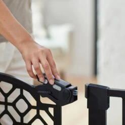 Frisco Metal Geometric Pattern Extra Wide Auto-close Dog Gate -Pet Cat Shop 299512 PT4. AC SS1800 V1627306665