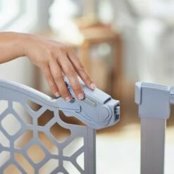 Frisco Metal Geometric Pattern Extra Tall Auto-close Dog Gate -Pet Cat Shop 299514 PT4. AC SS1800 V1627306640