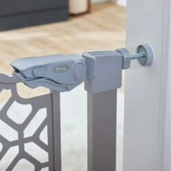 Frisco Metal Geometric Pattern Extra Tall Auto-close Dog Gate -Pet Cat Shop 299514 PT5. AC SS1800 V1627306936