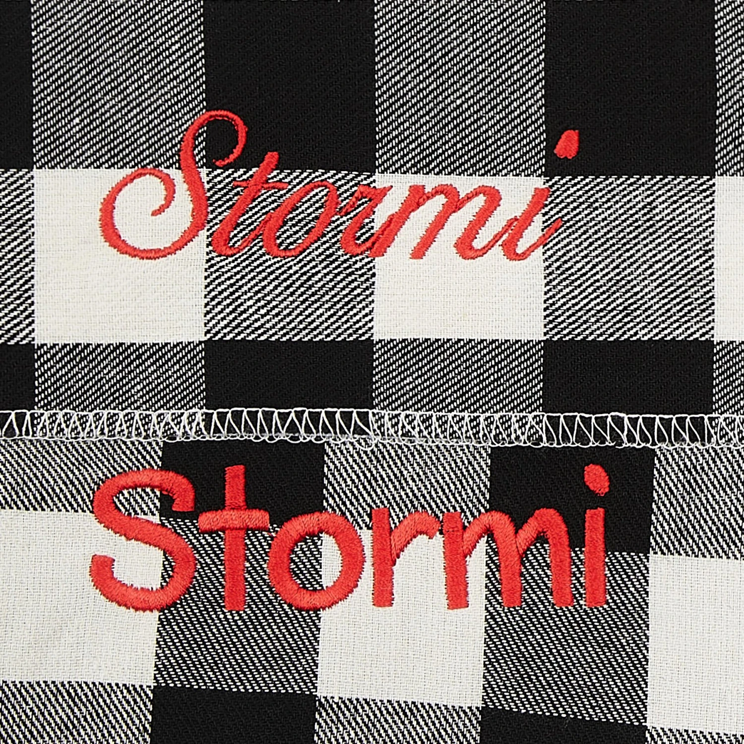 Frisco Buffalo Check Embroidered Personalized Dog & Cat Bandana 5 Frisco Buffalo Check Embroidered Personalized Dog & Cat Bandana - Image 5