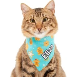 Frisco Gingerbread Cookie Personalized Dog & Cat Bandana 15 Frisco Gingerbread Cookie Personalized Dog & Cat Bandana -Pet Cat Shop 301361 PT7. AC SS1800 V1628100087