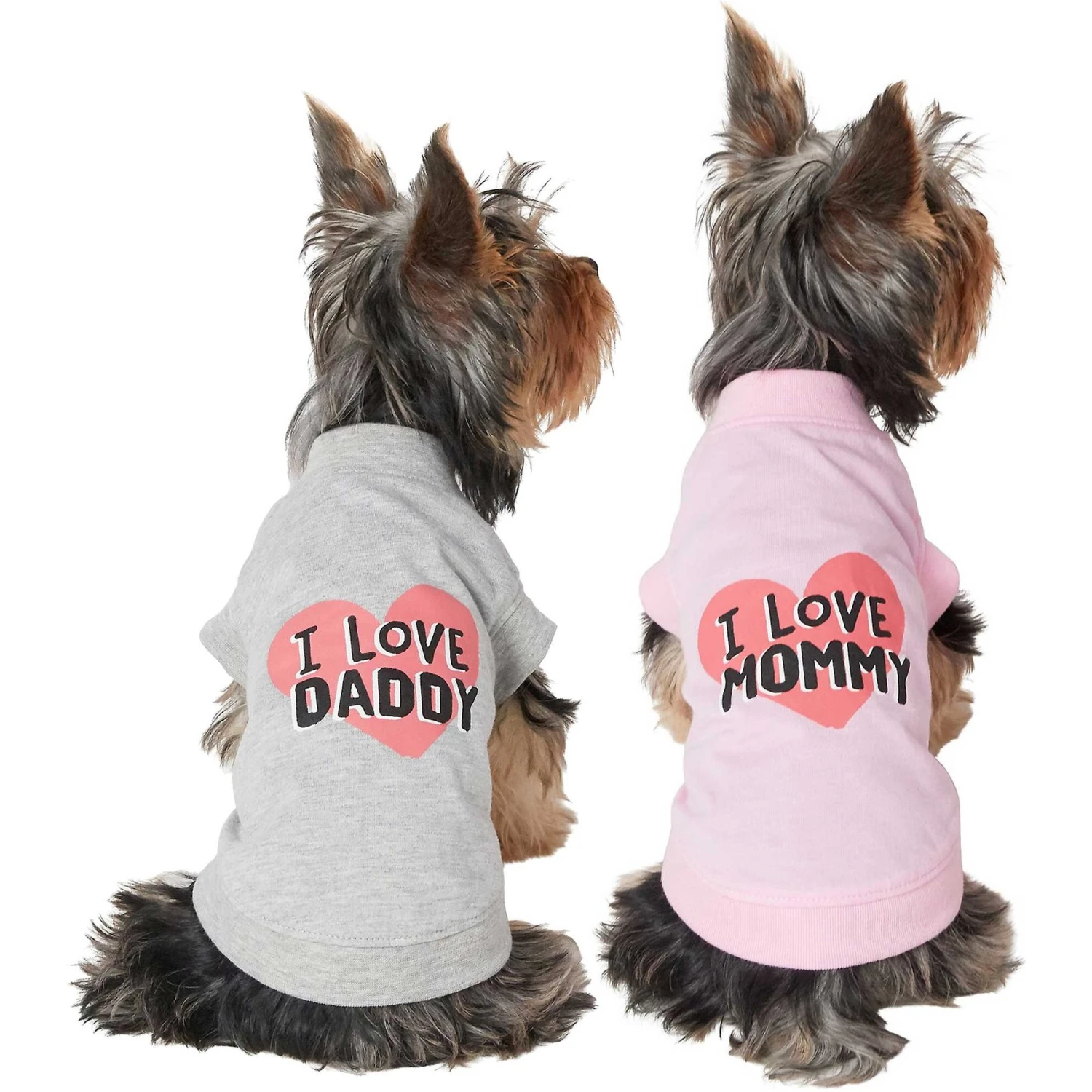 Frisco I Love Daddy Dog & Cat T-Shirt, Gray & Frisco I Love Mommy Dog & Cat T-Shirt 1 Frisco I Love Daddy Dog & Cat T-Shirt, Gray & Frisco I Love Mommy Dog & Cat T-Shirt