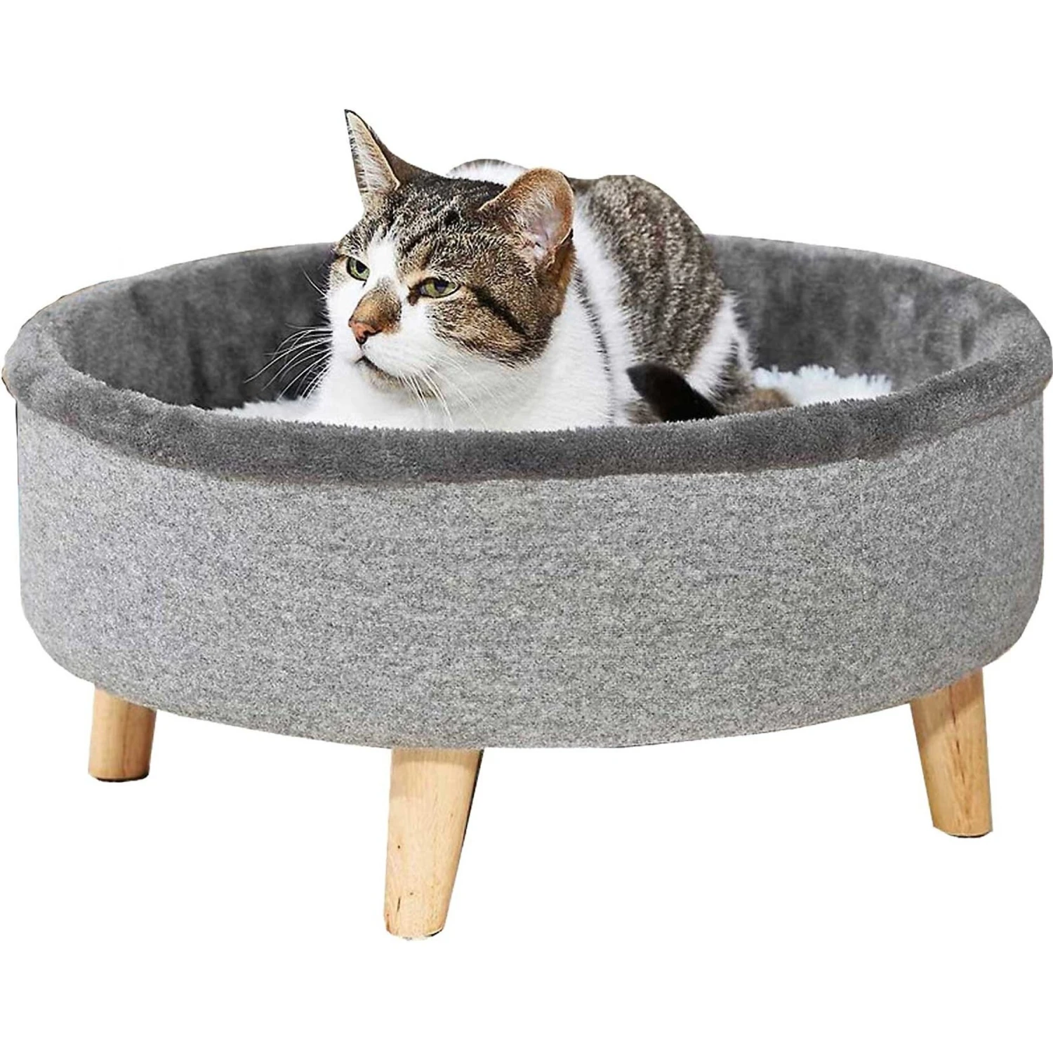 Frisco Modern Round Elevated Cat Bed & Frisco Modern Tunnel Elevated Cat Bed 2 Frisco Modern Round Elevated Cat Bed & Frisco Modern Tunnel Elevated Cat Bed - Image 2
