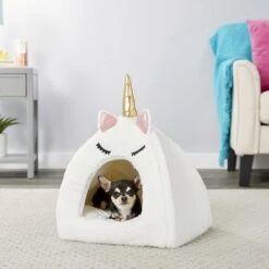 Frisco Novelty Unicorn Covered Cat & Dog Bed & Frisco Cactus Cat Scratching Post -Pet Cat Shop 303496 PT4. AC SS1800 V1623088955
