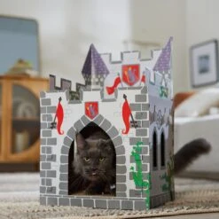 Frisco Castle Cardboard Cat House, 2-Story 10 Frisco Castle Cardboard Cat House, 2-Story -Pet Cat Shop 308822 PT4. AC SS1800 V1688677261