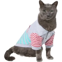 Frisco Striped Polo Dog & Cat Shirt -Pet Cat Shop 312208 PT2. AC SS1800 V1644880382