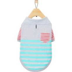 Frisco Striped Polo Dog & Cat Shirt -Pet Cat Shop 312208 PT3. AC SS1800 V1644885261