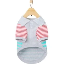 Frisco Striped Polo Dog & Cat Shirt -Pet Cat Shop 312208 PT4. AC SS1800 V1644881528
