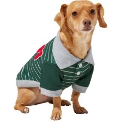 Frisco Green Rugby Dog & Cat Polo Shirt