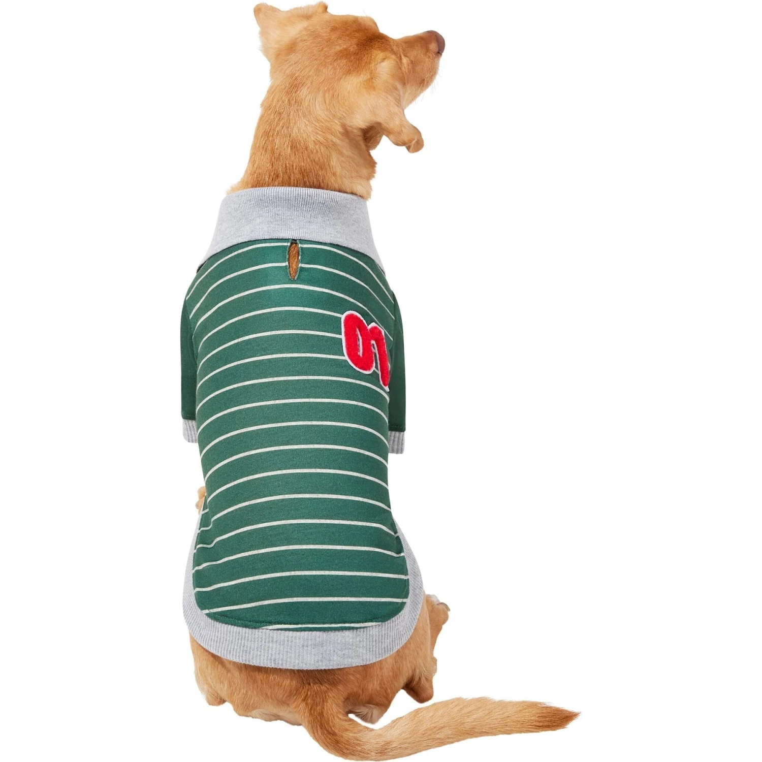 Frisco Green Rugby Dog & Cat Polo Shirt 4 Frisco Green Rugby Dog & Cat Polo Shirt - Image 4