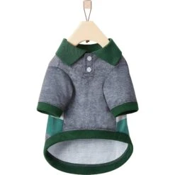 Frisco Green Striped Polo Dog & Cat Shirt 14 Frisco Green Striped Polo Dog & Cat Shirt -Pet Cat Shop 315091 PT5. AC SS1800 V1646435818