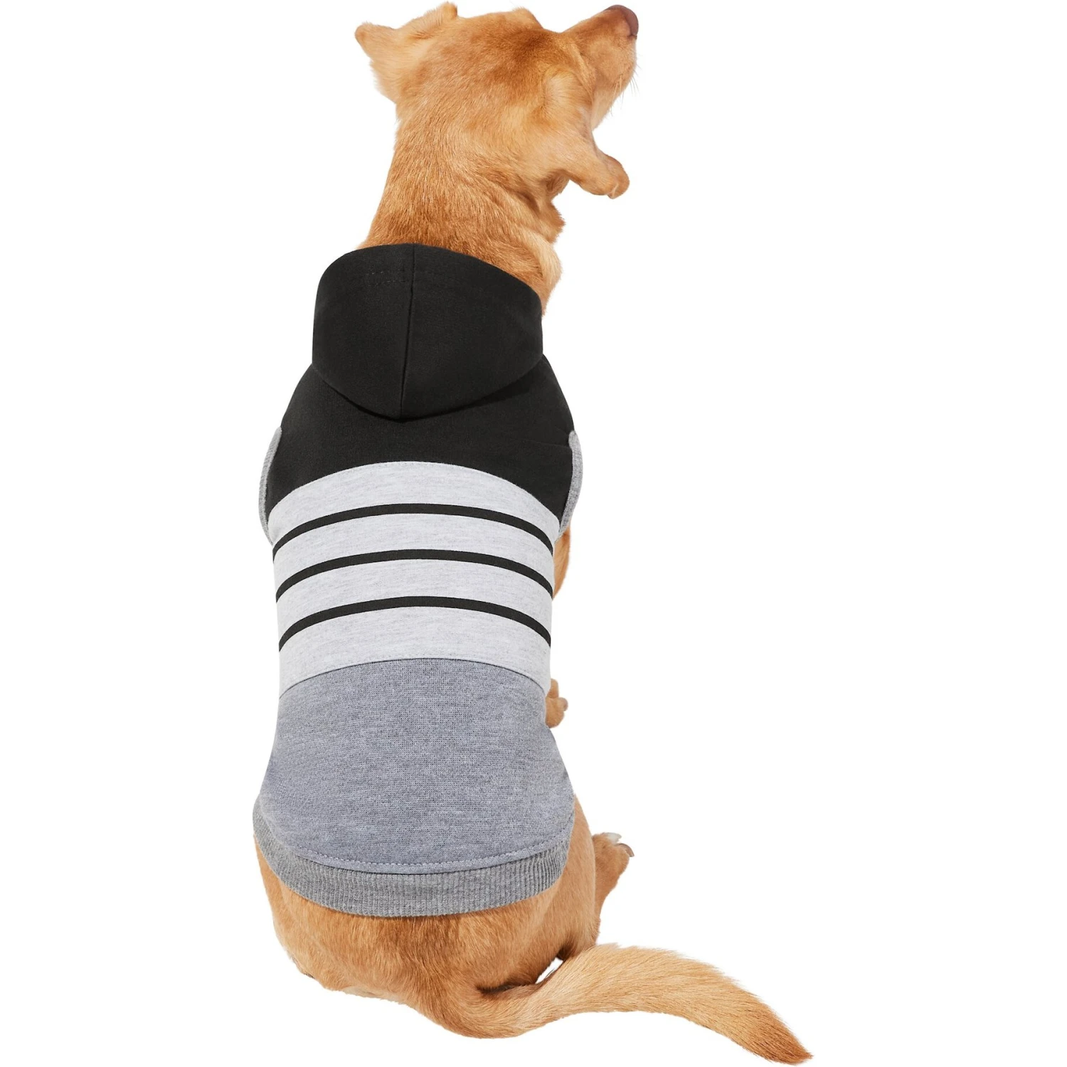 Frisco Gray Striped Dog & Cat Hoodie 1 Frisco Gray Striped Dog & Cat Hoodie