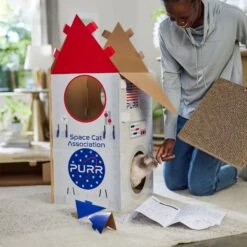 Frisco Spaceship Cardboard Cat House, 2-Story 9 Frisco Spaceship Cardboard Cat House, 2-Story -Pet Cat Shop 317721 PT3. AC SS1800 V1688677248