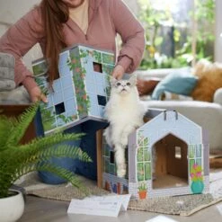 Frisco Greenhouse Cardboard Cat House 9 Frisco Greenhouse Cardboard Cat House -Pet Cat Shop 317737 PT3. AC SS1800 V1688677249