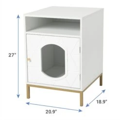 Frisco Elevated Side Table Litter Box Cover -Pet Cat Shop 322627 PT2. AC SS1800 V1661376260