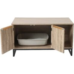 Frisco Walkway Entrance Two Door Bench Cat Litter Box Cover -Pet Cat Shop 322631 PT3. AC SS1800 V1653421653