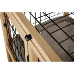 Frisco Collapsible Wood & Wire Cat Cage Playpen, 2 Level -Pet Cat Shop 323214 PT5. AC SS1800 V1645480002