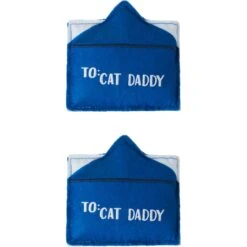 Frisco Father's Day Card Felt Cat Toy With Catnip, 2 Count -Pet Cat Shop 327029 PT2. AC SS1800 V1648667377