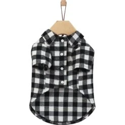 Frisco Black Plaid Dog & Cat Shirt -Pet Cat Shop 353682 PT4. AC SS1800 V1659726657